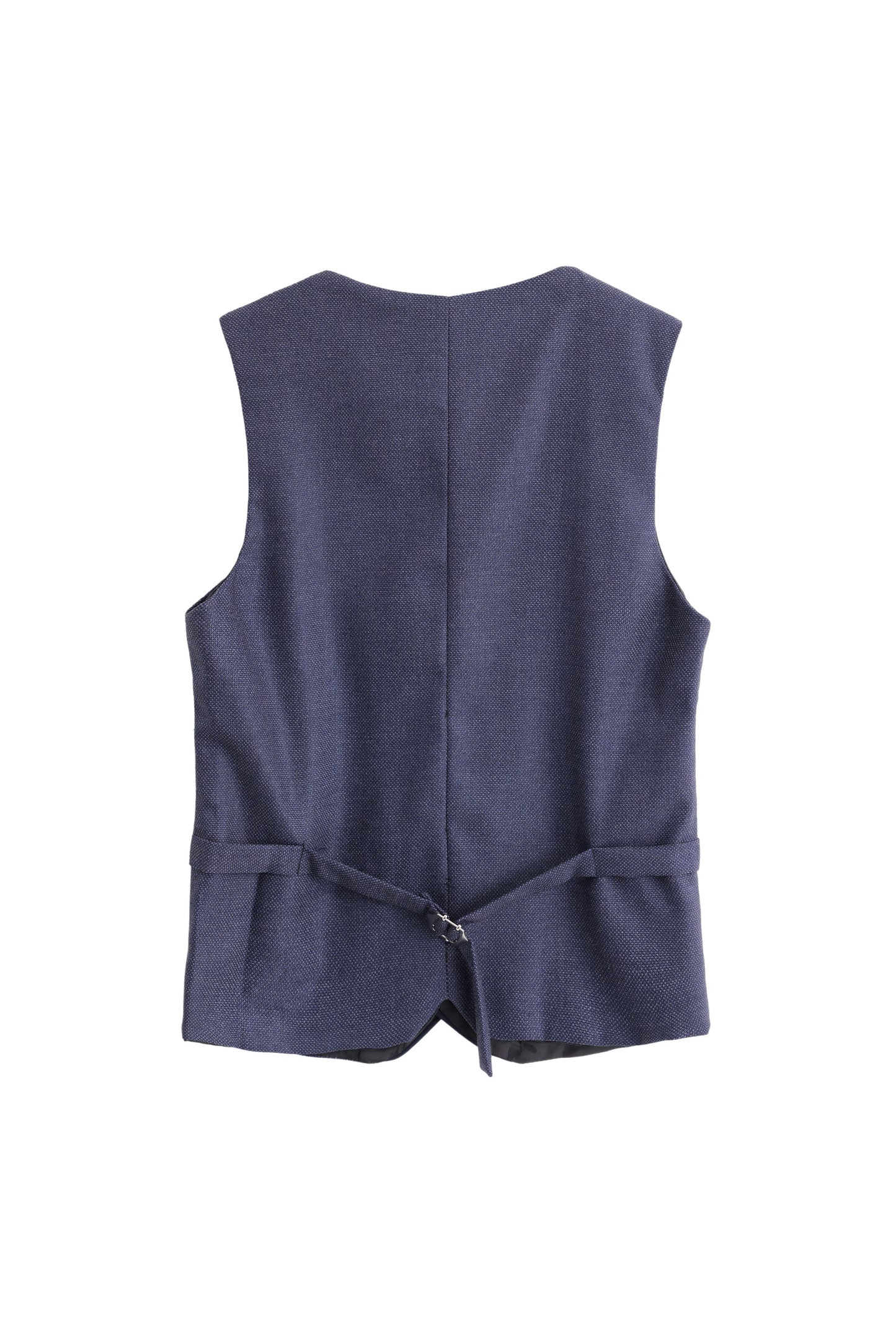 Honeycomb Textured Vest - Navy