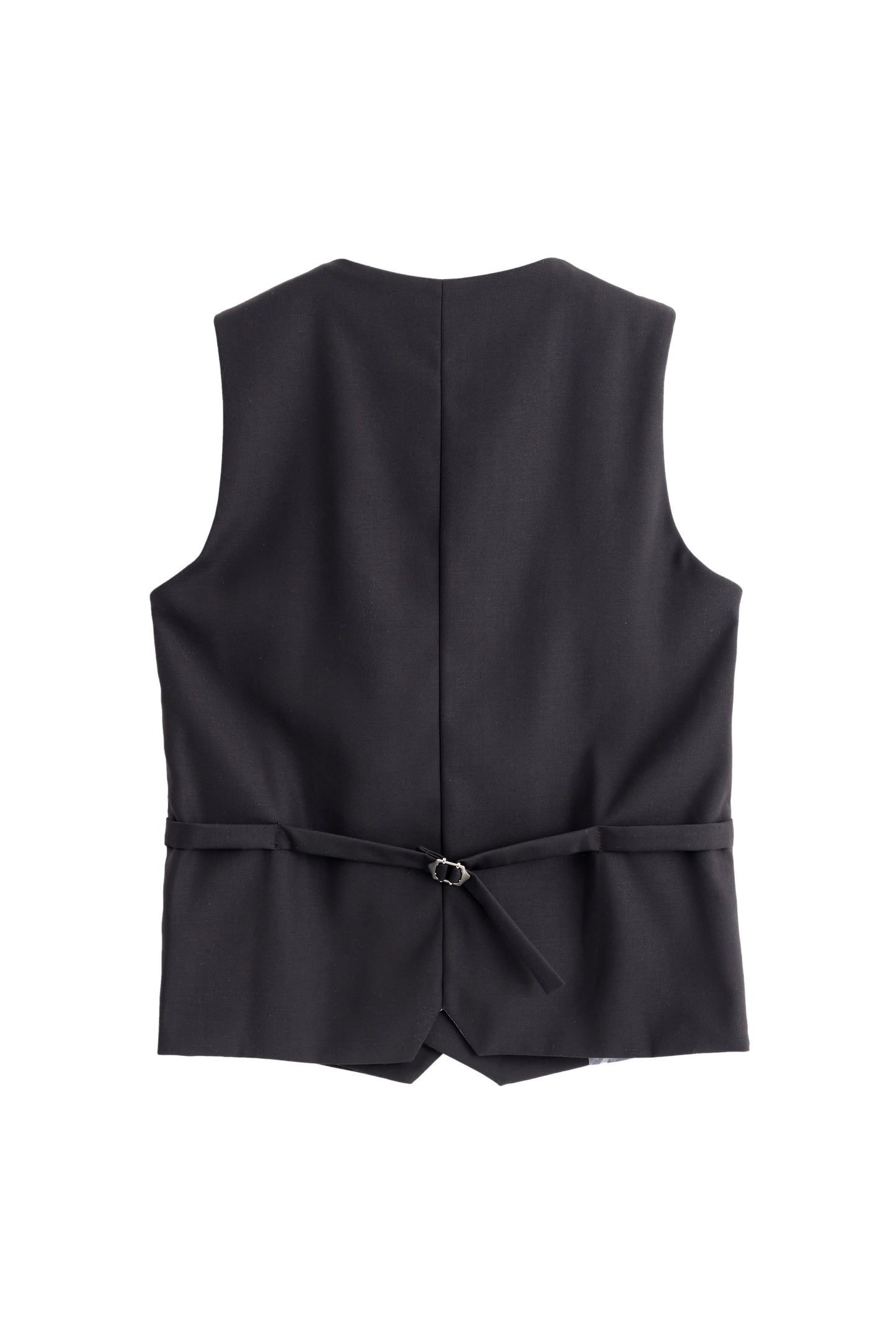 Satin Vest - Black