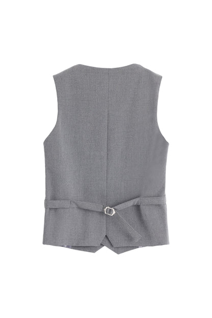 Mosaic Vest - Grey