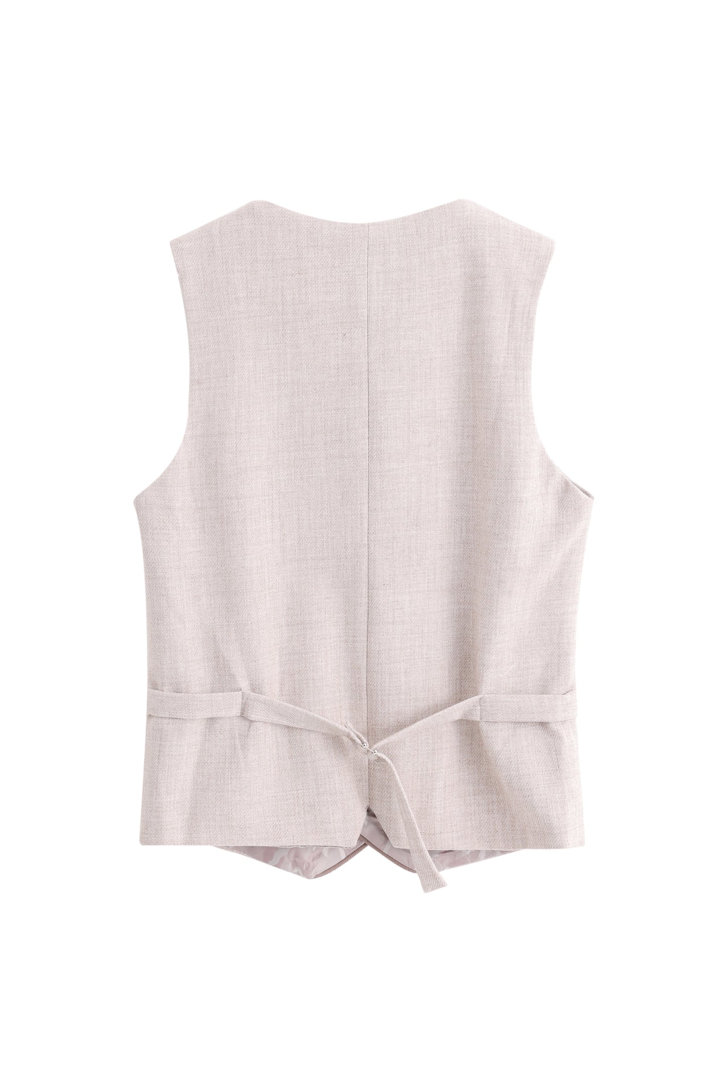 Piping Vest - Mocha