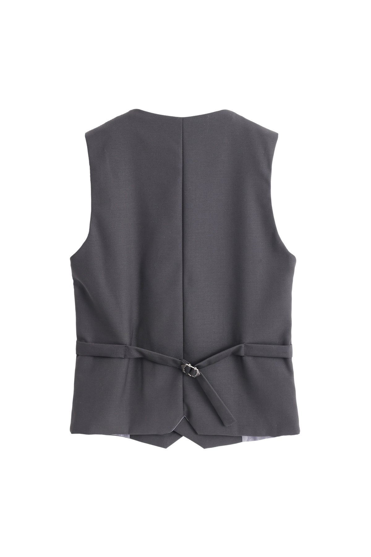 Velvet Lapel Vest - Black