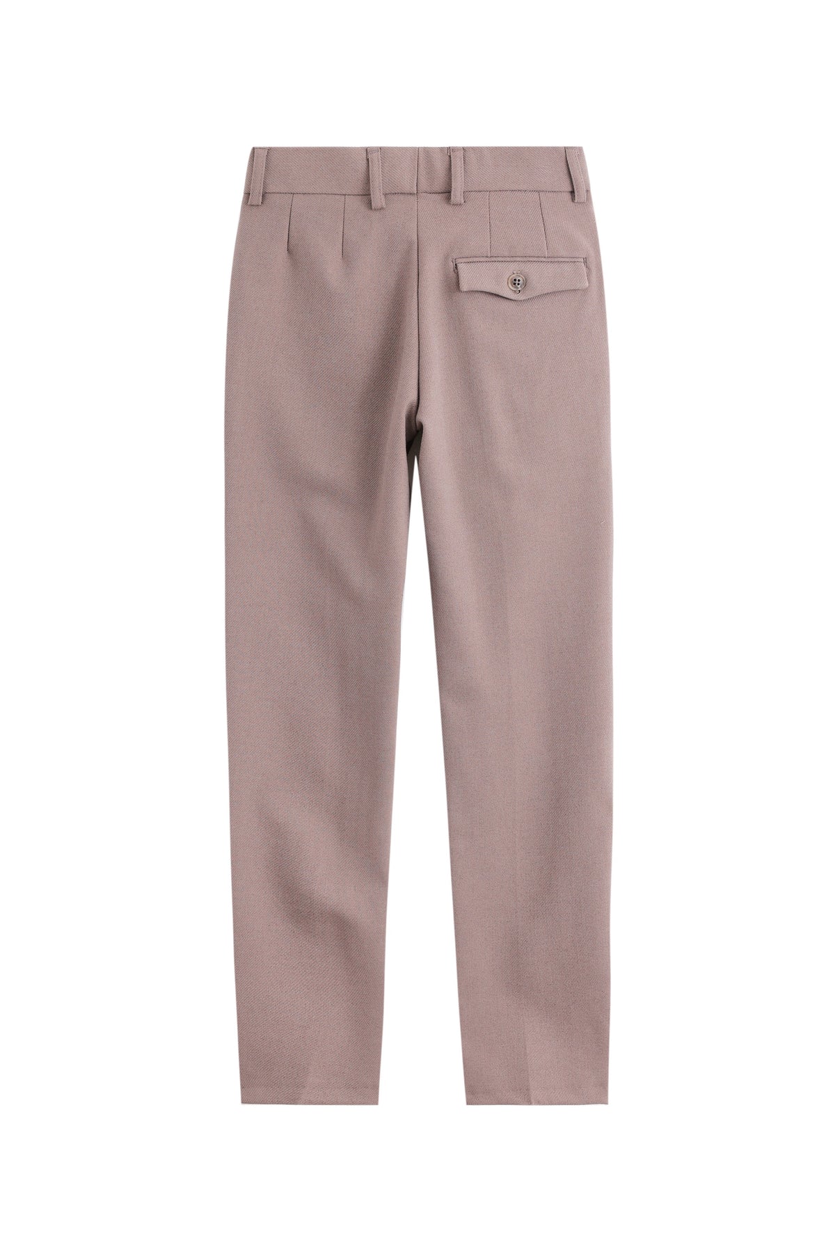 Diagonal Piping Trousers - Brown