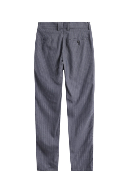 Striped Trousers - Grey