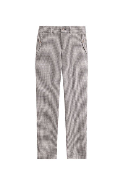 Mocha Pepita Ring Trousers
