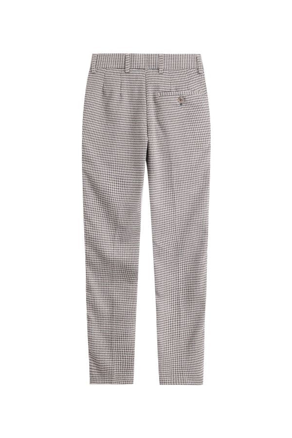 Mocha Pepita Ring Trousers