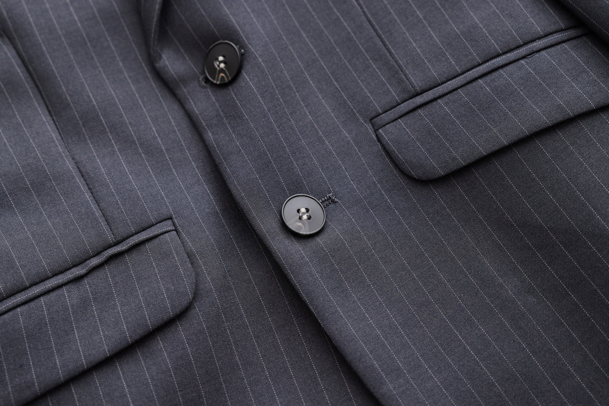 Striped Jacket - Grey