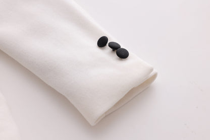 Piping Tuxedo Jacket - White