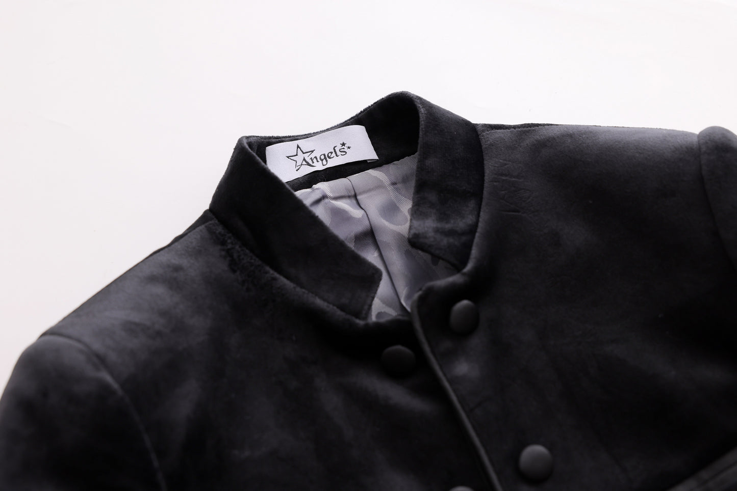 Velvet Tuxedo Jacket - Black