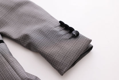 Velvet Lapel Jacket - Grey