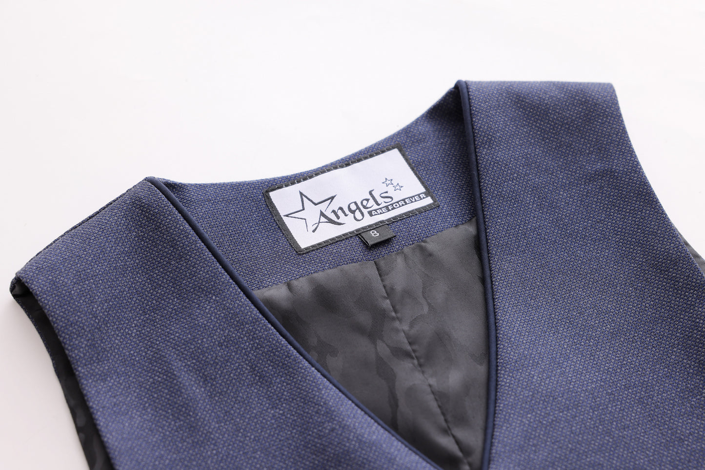 Honeycomb Textured Vest - Navy