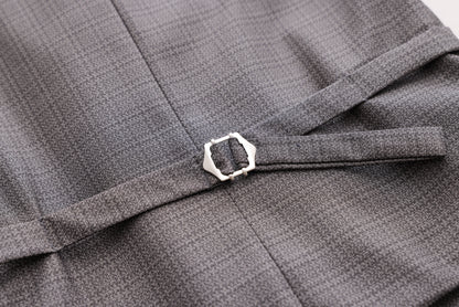 Velvet Lapel Vest - Grey