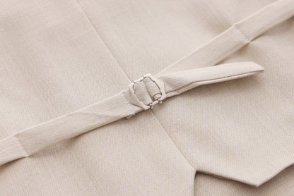 Waffle Vest - Ivory