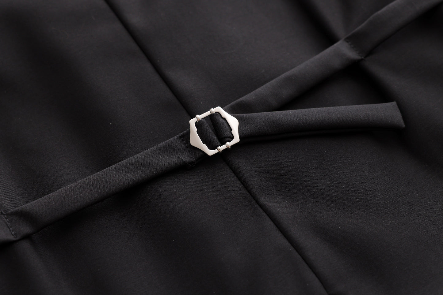 Satin Vest - Black