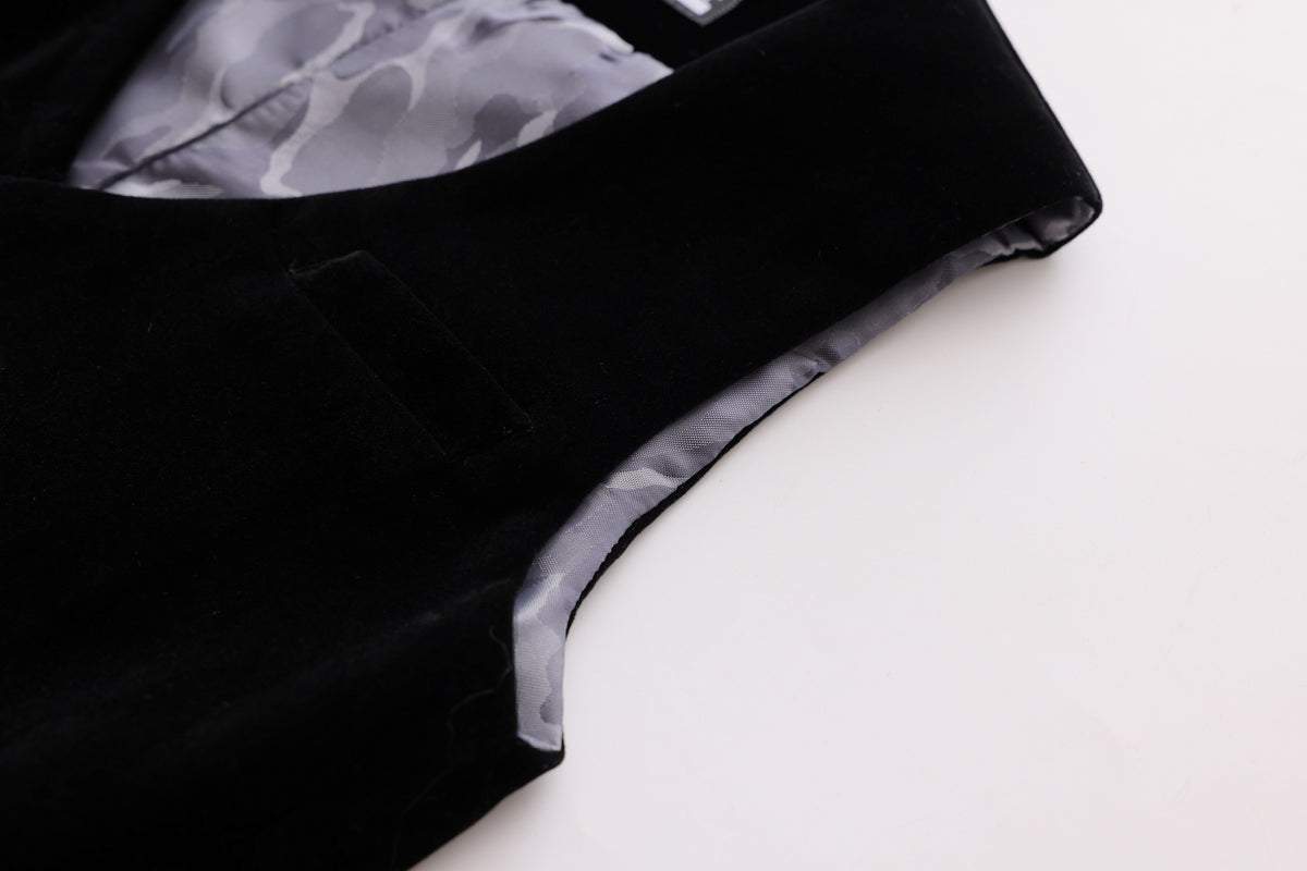 Velvet Vest - Black