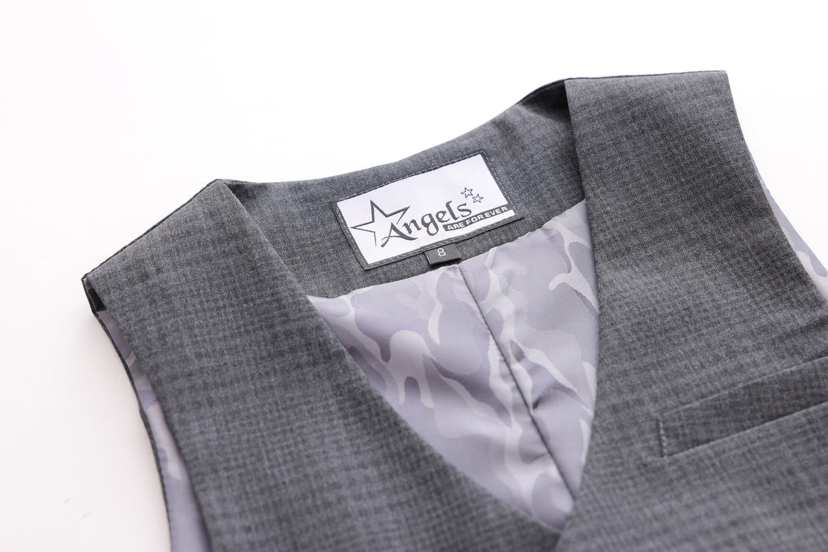 Checkered Vest - Grey