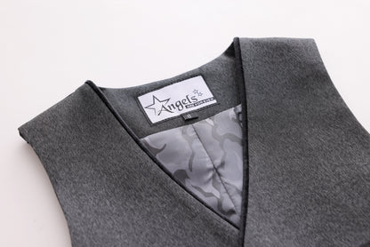 Herringbone Vest - Black