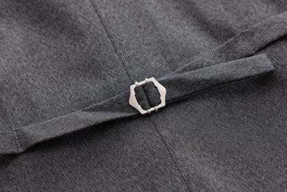 Herringbone Vest - Black