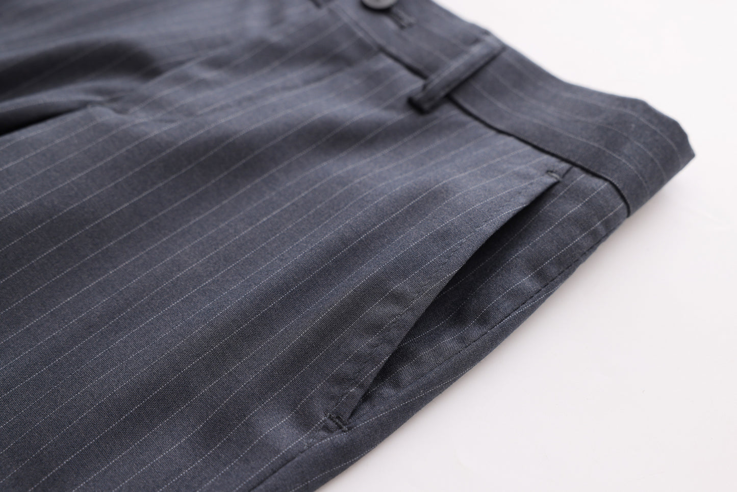 Striped Trousers - Grey