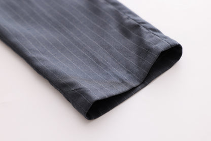 Striped Trousers - Grey