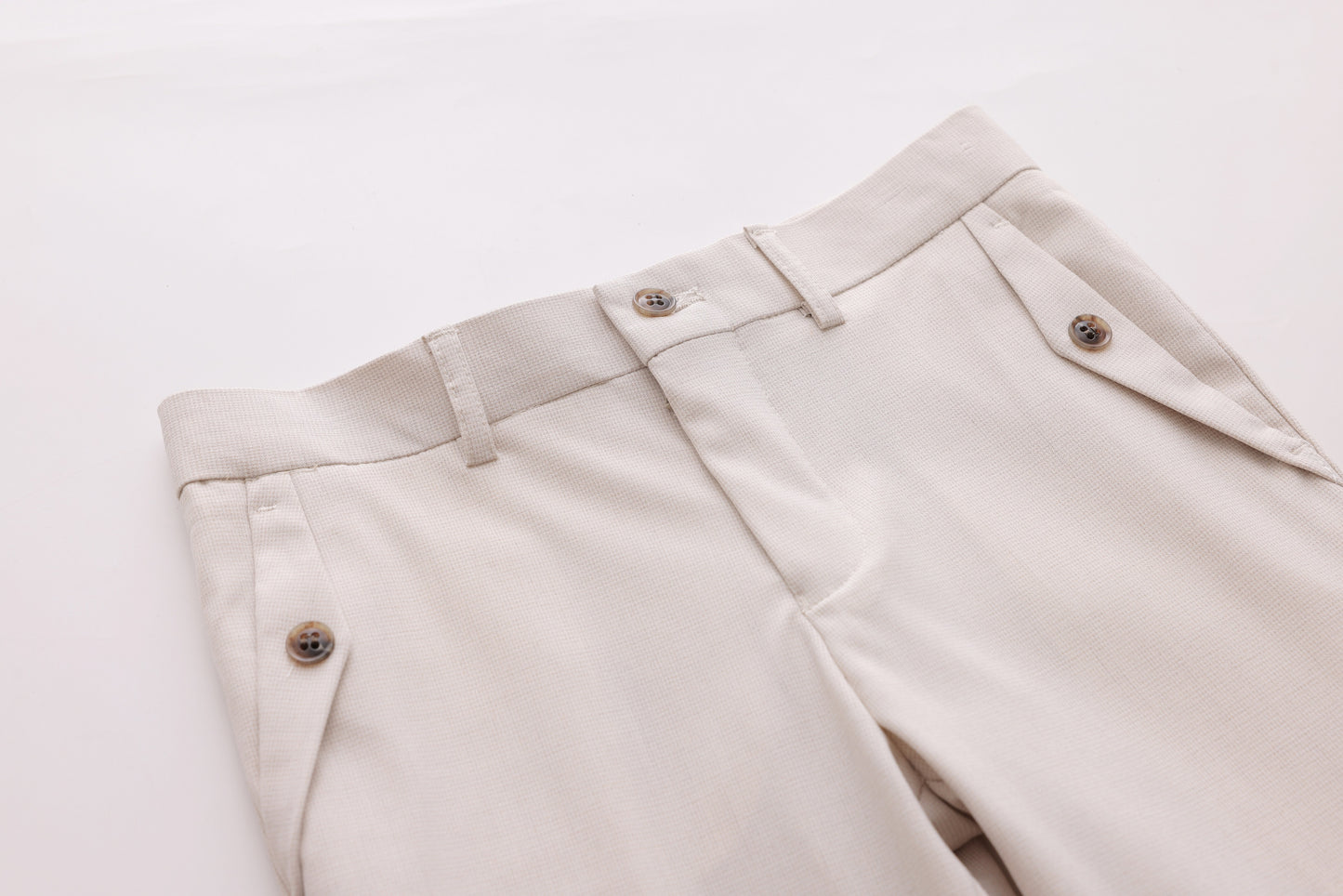 Pepita Trousers - Ivory