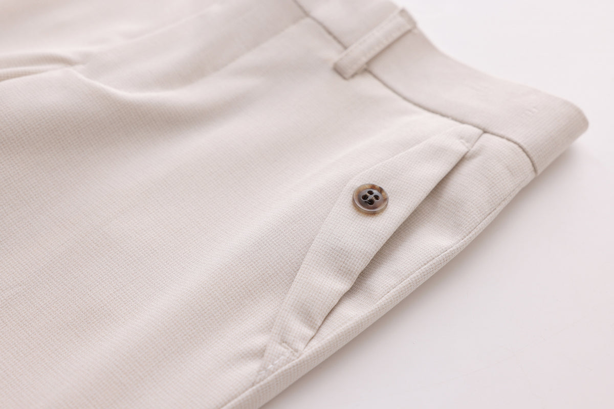 Pepita Trousers - Ivory