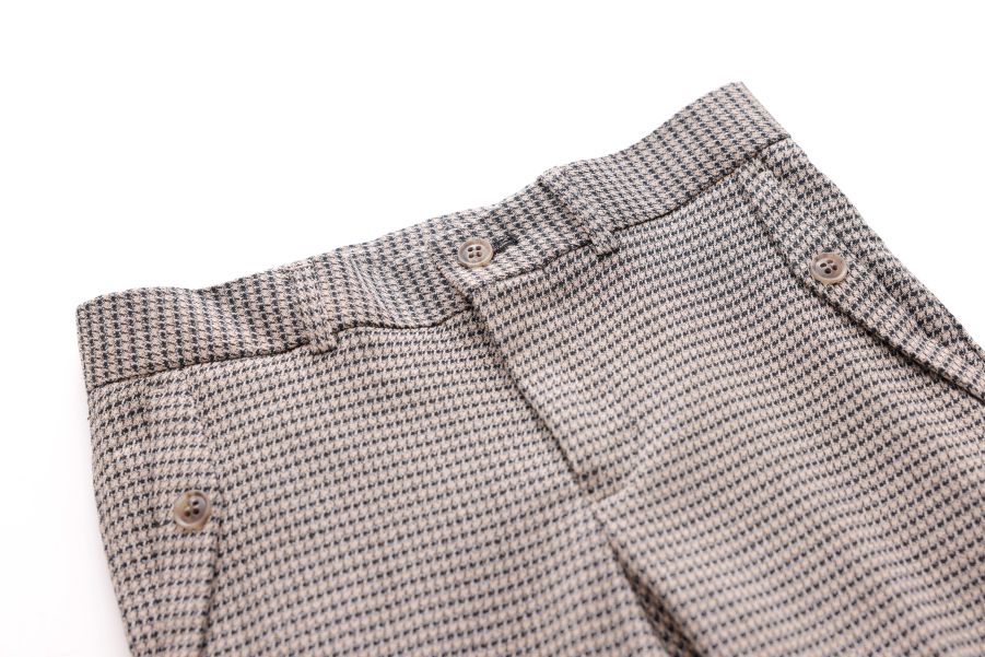 Mocha Pepita Ring Trousers