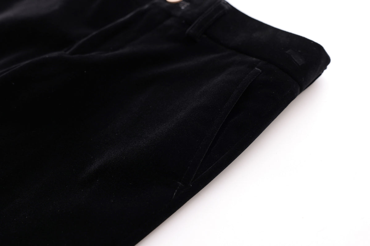 Velvet Trousers - Black