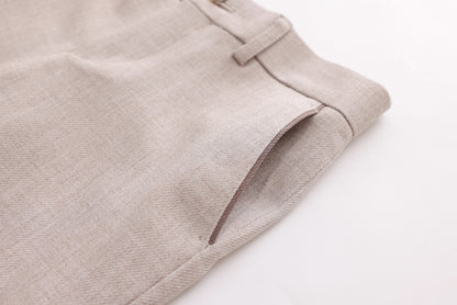 Piping Trousers - Mocha