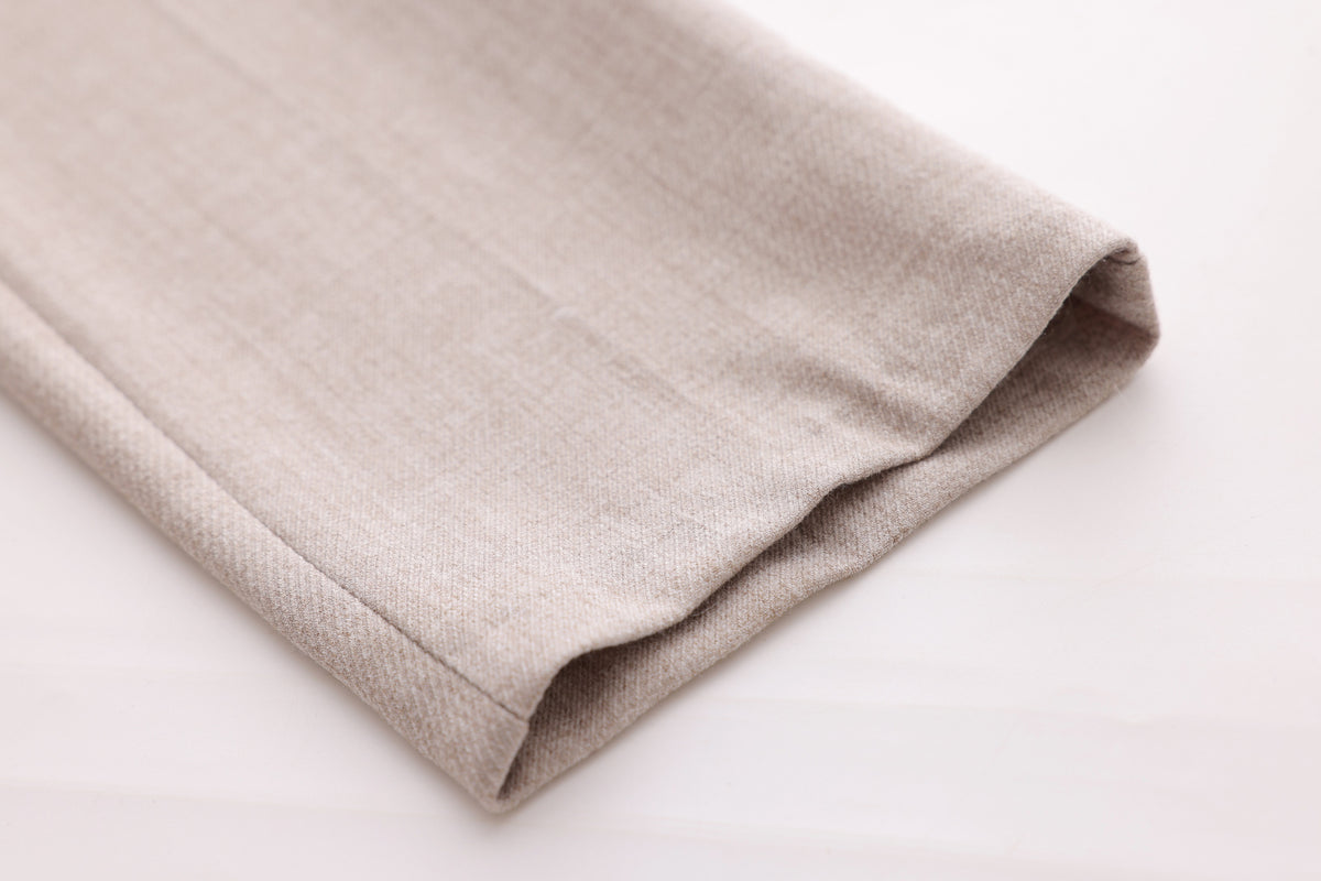 Piping Trousers - Mocha