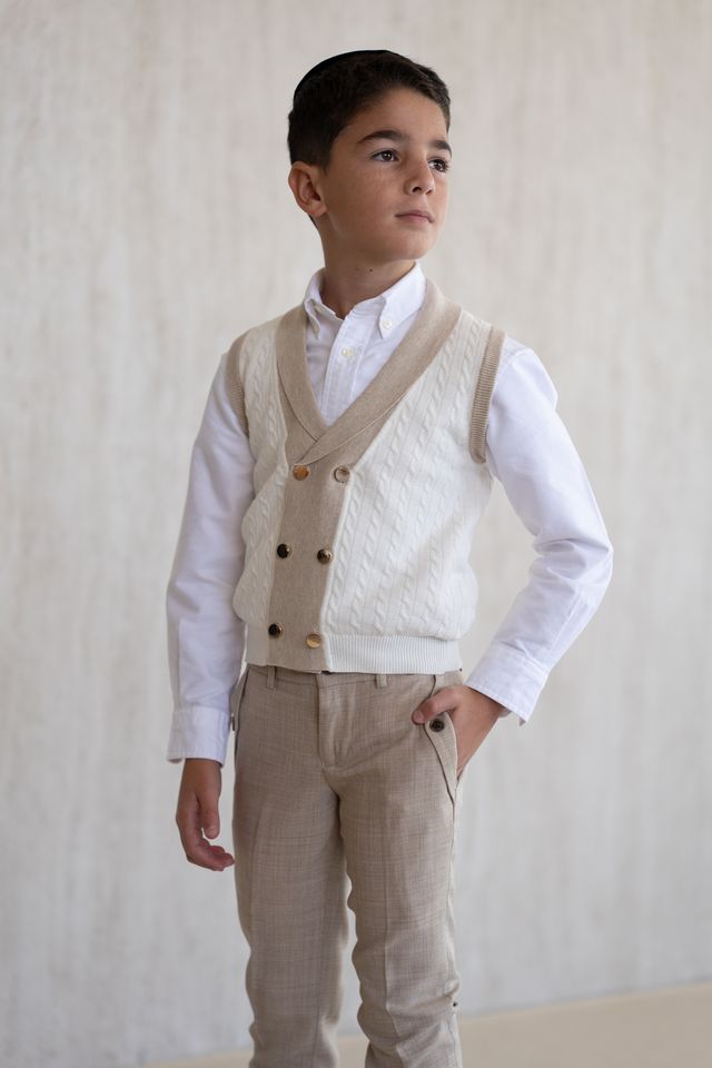 Knit Vest - Mocha