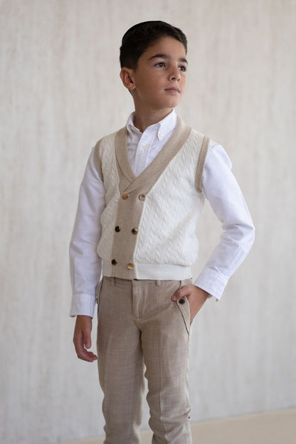 Knit Vest - Mocha