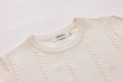 Small-Cable Knit - Cream