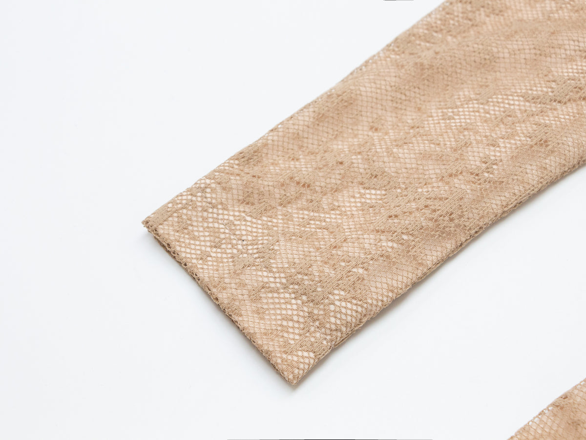 Mesh Tiered Dress - Mocha
