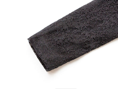 Mesh Tiered Dress - Black