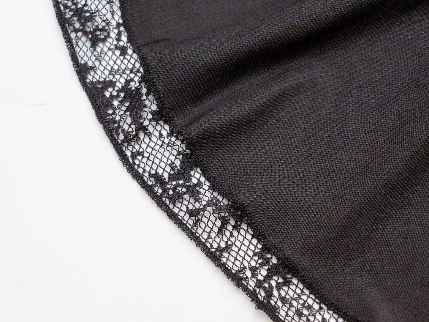 Mesh Tiered Dress - Black