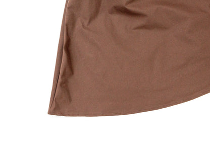 Velvet Bow Pinafore - Brown