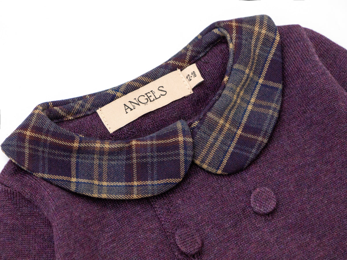 Burberry Knit Set - Plum