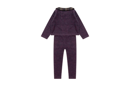 Burberry Knit Set - Plum