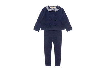 Burberry Knit Set - Navy