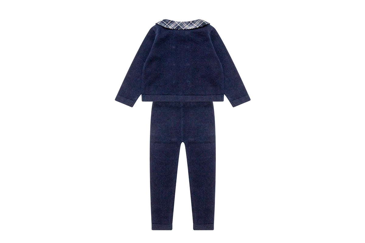 Burberry Knit Set - Navy