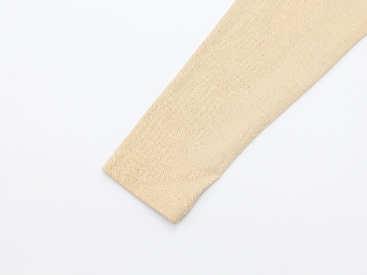 Embroidered Turtleneck - Cream