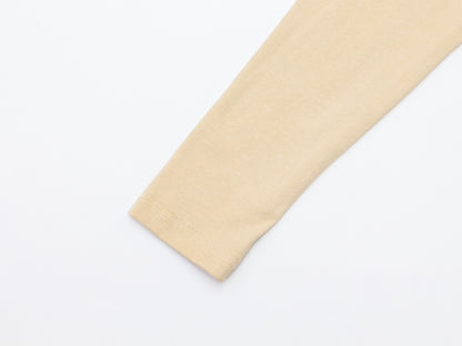 Embroidered Turtleneck - Cream