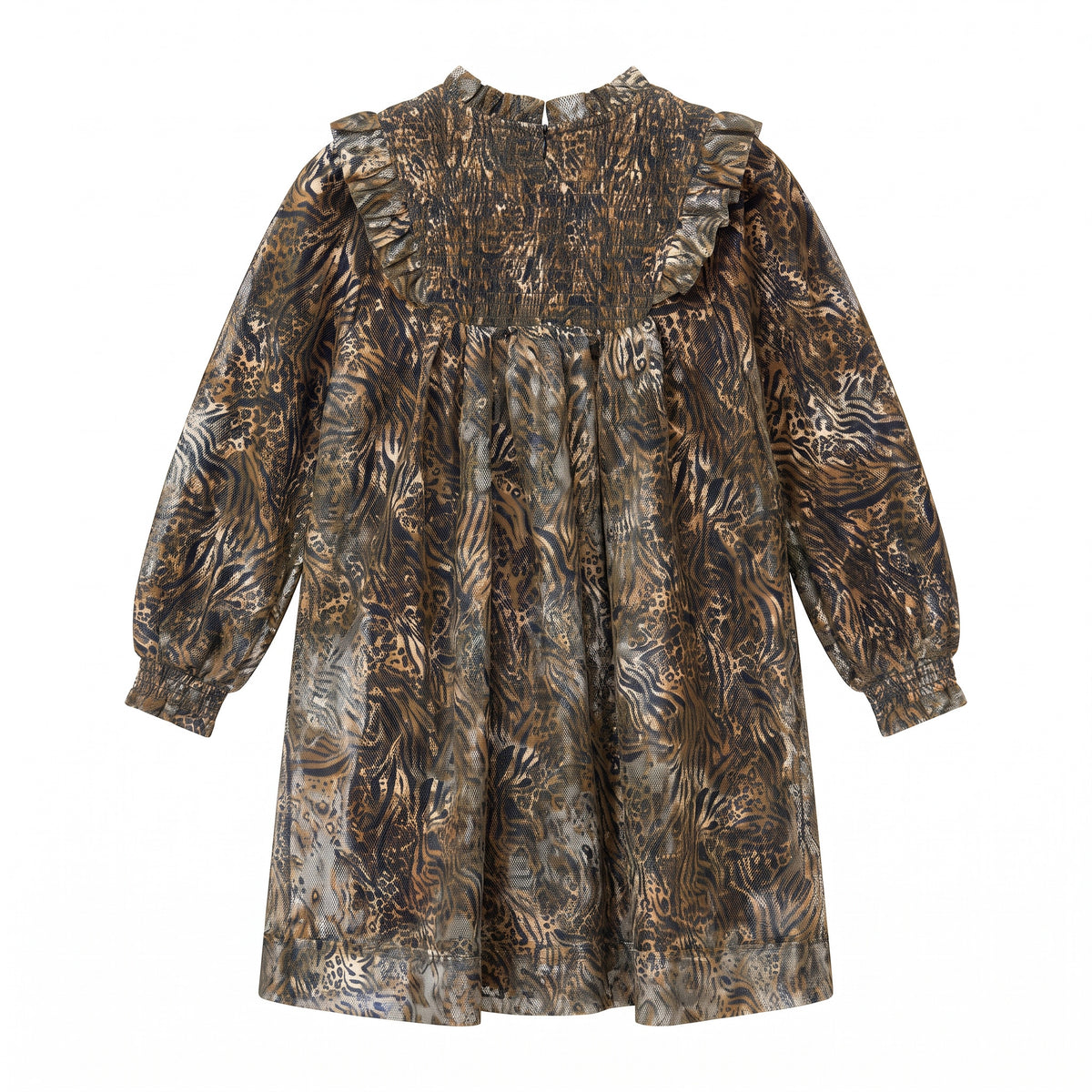 Mesh Dress - Leopard