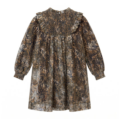 Mesh Dress - Leopard