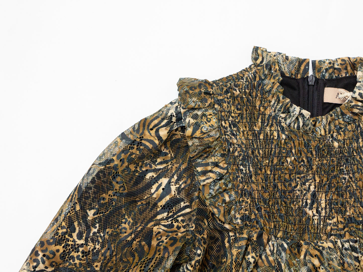 Mesh Dress - Leopard