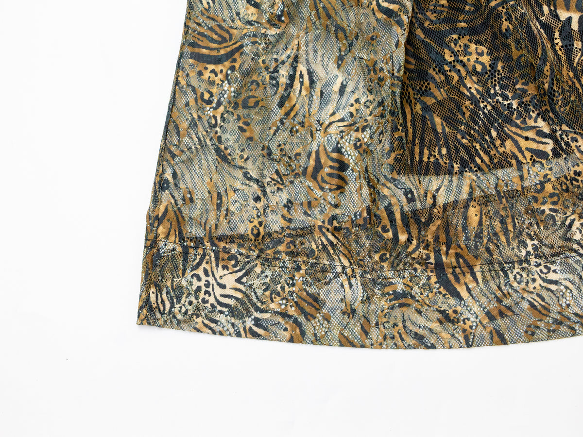 Mesh Dress - Leopard