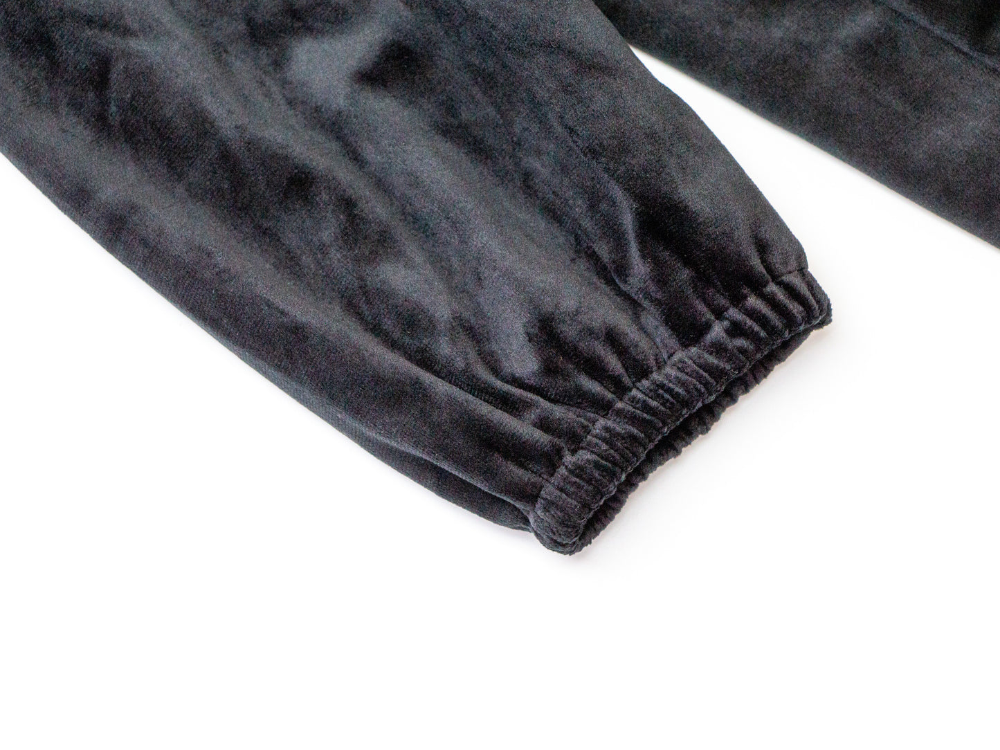 Velvet Peter Pan Dress - Black