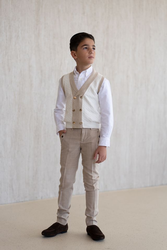 Knit Vest - Mocha