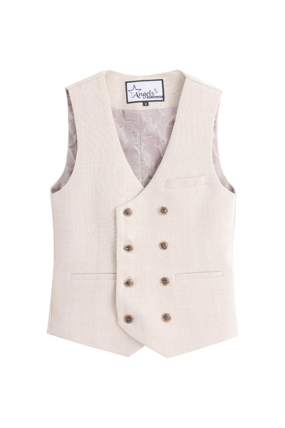Waffle Vest - Ivory