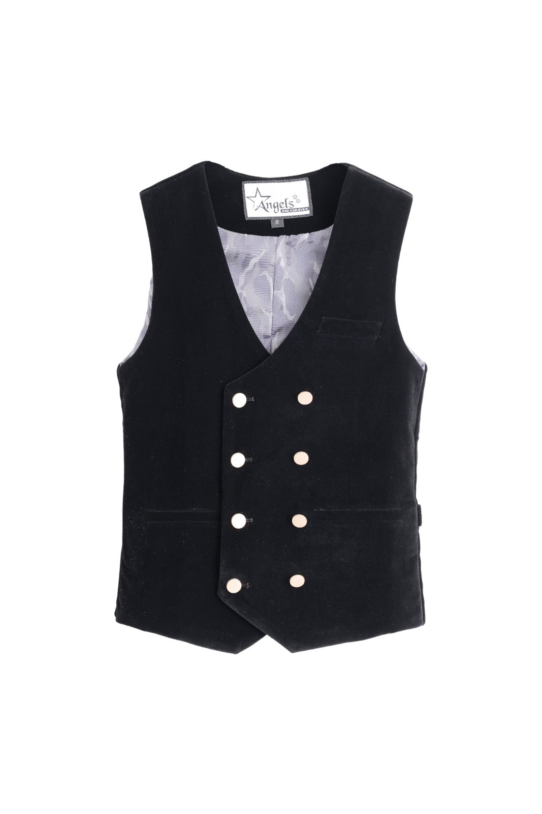 Velvet Vest - Black